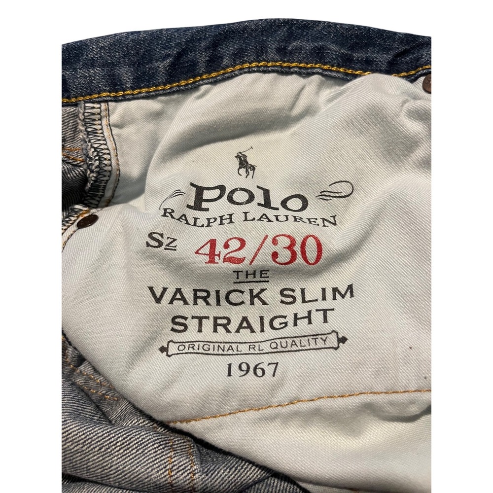 Polo Ralph Lauren Men's Jeans The‎ Varicela Slim Straight Fit  42X30 - Picture 5 of 5